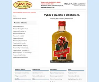 Tavlisa.info(Přehled placatic alkoholu) Screenshot