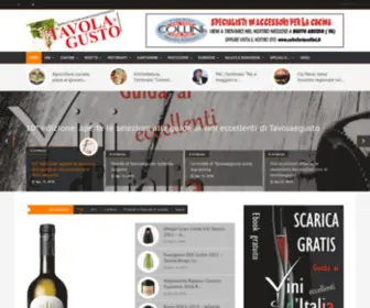 Tavolaegusto.it(Tavola e Gusto) Screenshot