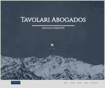 Tavolari.cl(Tavolari Abogados) Screenshot