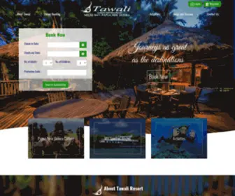 Tawali.com(Tawali Leisure and Dive Resort) Screenshot