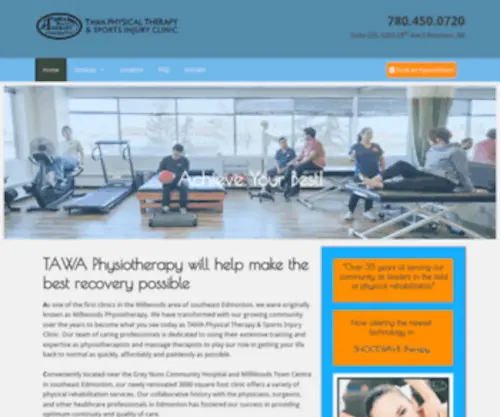 Tawaphysio.com(TAWA Physical Therapy Clinic) Screenshot