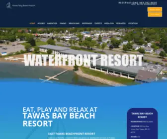 Tawasbaybeachresort.com(Tawas Bay Beach Resort) Screenshot