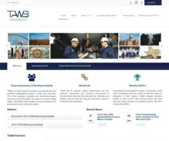 Tawb.org(Texas Association Of Workforce Boards) Screenshot