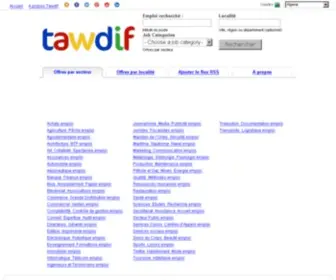 Tawdif.com(Emplois) Screenshot