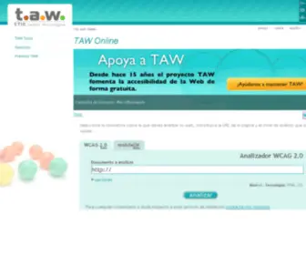 Tawdis.net(Web accessibility and W3C standardization services) Screenshot