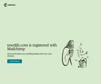 Tawdjih.com(Mailchimp domain page for) Screenshot