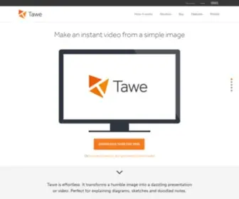 Tawe.co(Videos made easy from a simple image) Screenshot
