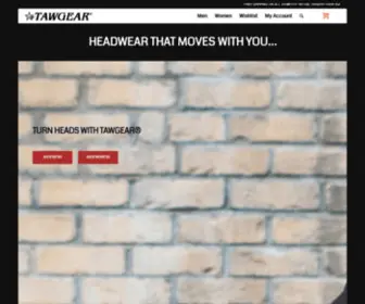 Tawgear.com(Active headwear for an active lifestyle. TAW) Screenshot