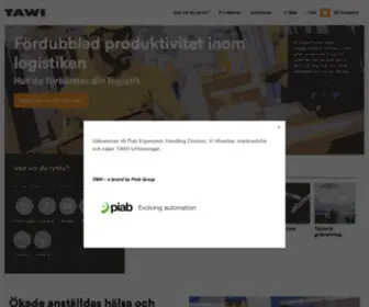 Tawi.se(Lyftutrustning & lyftsystem för alla behov) Screenshot