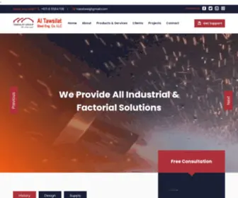 Tawsilatsteel.com(Al Tawsilat Steel Eng) Screenshot