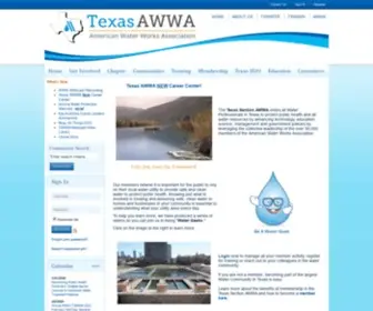 Tawwa.org(Texas Section AWWA) Screenshot