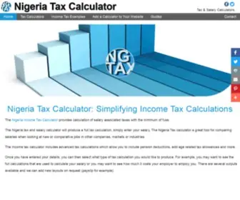 Tax-Calculator-NG.com(Nigeria Income Tax Calculator) Screenshot