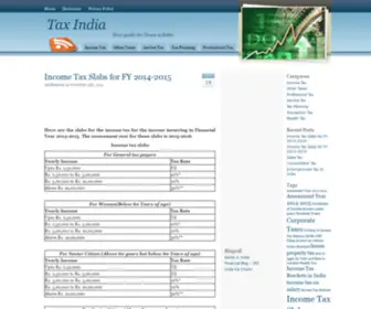 Tax-India.com(Tax in India) Screenshot