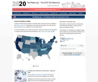 Tax-Rates.org(The Tax Information Portal) Screenshot