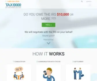 Tax10000.com(Tax Relief National Network) Screenshot