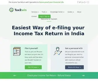 Tax2Win.in(Income Tax Return) Screenshot