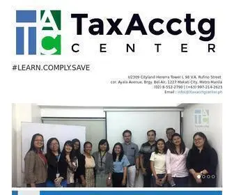 Taxacctgcenter.ph(Tax and Accounting Center) Screenshot