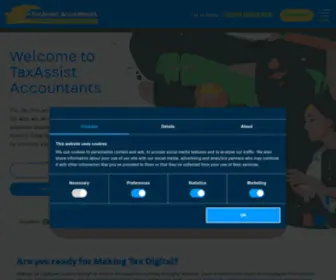 Taxassist.co.uk(The Accountancy and Tax Service for Small Businesses) Screenshot