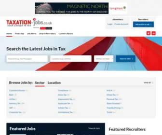 Taxation-Jobs.co.uk(Tax Jobs) Screenshot