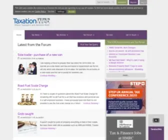 Taxationweb.co.uk(Tax forum) Screenshot
