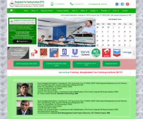 Taxbd.org(Bangladesh Tax Training Institute) Screenshot