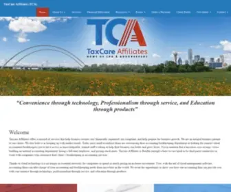 Taxcareaffiliates.com(TaxCare Affiliates (TCA)) Screenshot