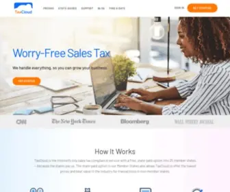 Taxcloud.com(Online sales tax) Screenshot