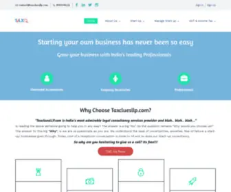 Taxcluesllp.com(Best Chartered Accountant in kolkata) Screenshot