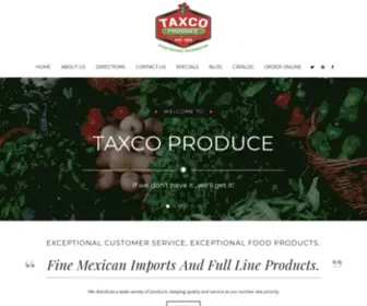 Taxcoproduce.com(TAXCO PRODUCE) Screenshot