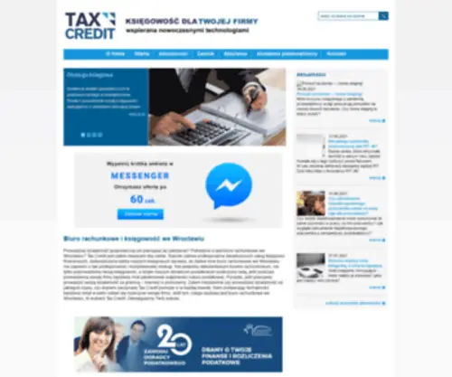 Taxcredit.pl(Biuro rachunkowe Wrocław) Screenshot