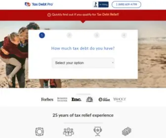 TaxDebtpro.com(Tax Debt Pro) Screenshot
