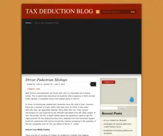 TaxDeductionblog.com(Tax Deduction Blog) Screenshot