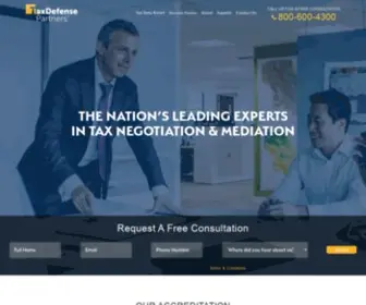 TaxDefensepartners.com(IRS Tax Relief Company) Screenshot