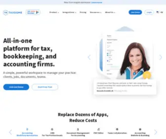 TaxDome.com(TaxDome Home) Screenshot