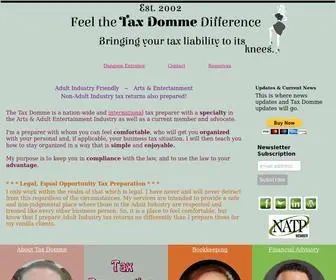 TaxDomme.com(Tax Domme) Screenshot