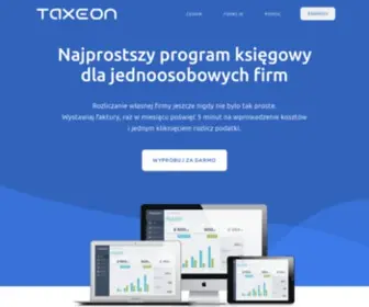 Taxeon.pl(Księgowość internetowa) Screenshot