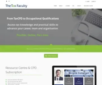 Taxfaculty.ac.za(The Tax Faculty) Screenshot