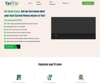 Taxfilr.com(Home) Screenshot