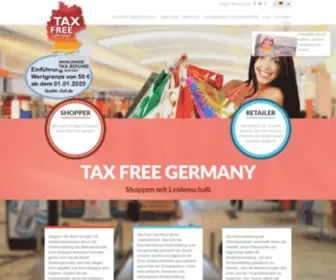 Taxfreegermany.de(Tax Free Germany) Screenshot