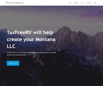 Taxfreerv.com(Tax Free RV) Screenshot