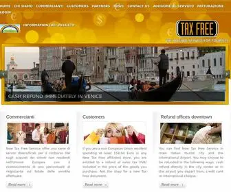 Taxfreeservice.com(NEW TAX FREE VAT RUFUND SERVICE FOR TOURIST) Screenshot