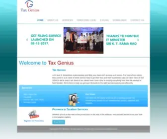 Taxgeniusllp.com(Tax Genius) Screenshot