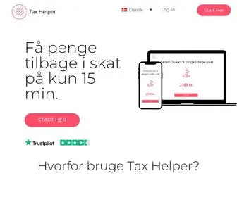 Taxhelper.dk(Få penge tilbage i skat) Screenshot