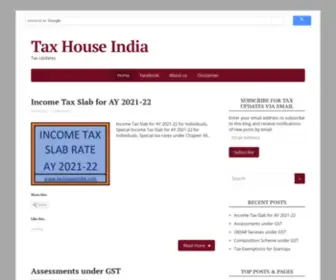 Taxhouseindia.com(Tax House India) Screenshot