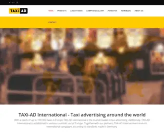 Taxi-AD.net(Innovation and quality leader in taxi advertising) Screenshot