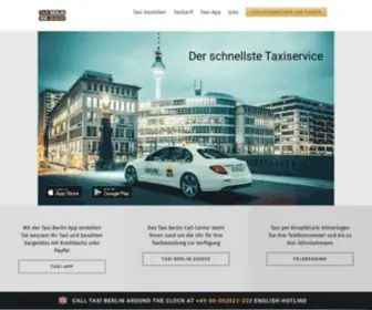 Taxi-Berlin.de(Taxi Berlin 20 20 20) Screenshot