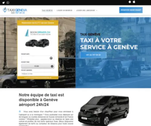 Taxi-Geneve-Aeroport.ch(Réservation de Taxi) Screenshot