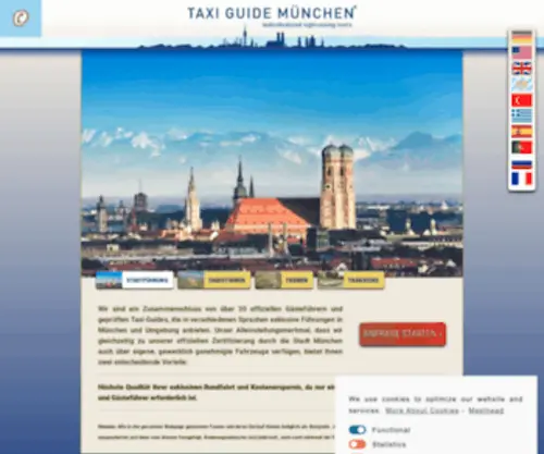 Taxi-Guide-Muenchen.de(Individuelle Stadtrundfahrten mit amtlich geprüften Taxi) Screenshot