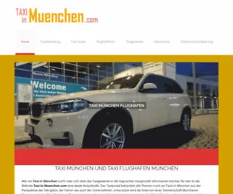 Taxi-IN-Muenchen.com(TAXI MÜNCHEN und Flughafen Taxi München) Screenshot
