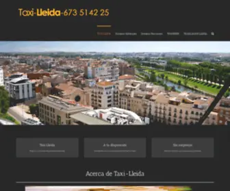 Taxi-LLeida.es(TAXIS LLEIDATAXI LERIDA BARCELONA ANDORRA AEROPORT) Screenshot